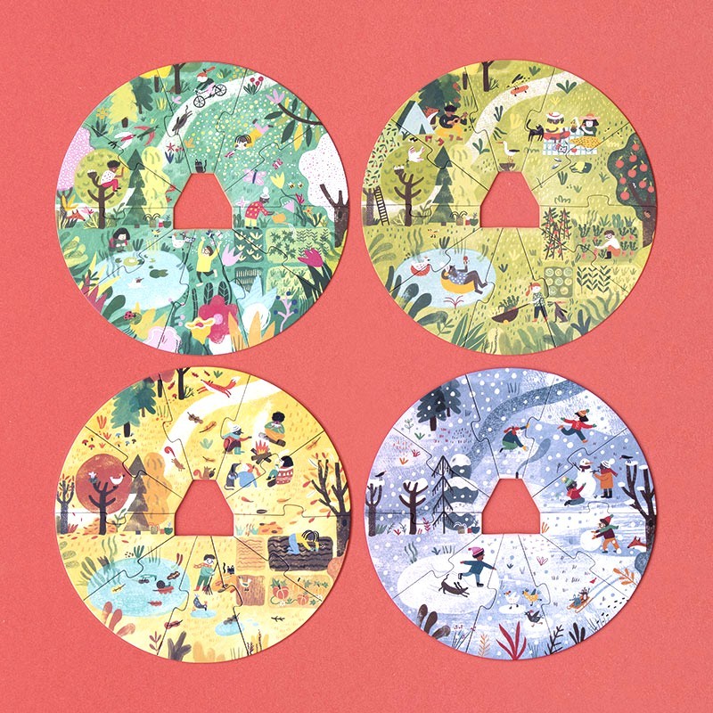 4 estaciones y una casita de madera